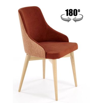 Jedálenská stolička MALAGA, buk/cynamonowy