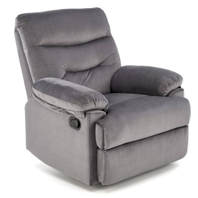 Relaxačné kreslo DRAGER, sivé