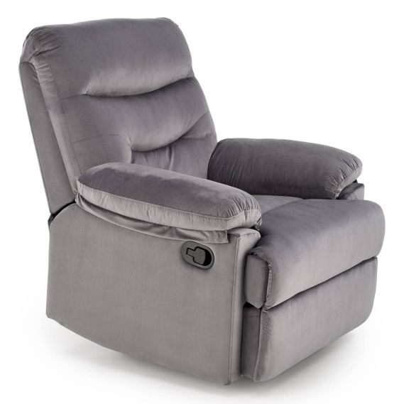 Relaxačné kreslo DRAGER, sivé