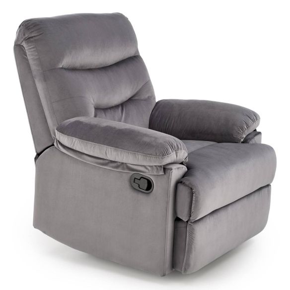 Relaxačné kreslo DRAGER, sivé