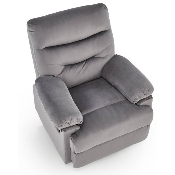 Relaxačné kreslo DRAGER, sivé