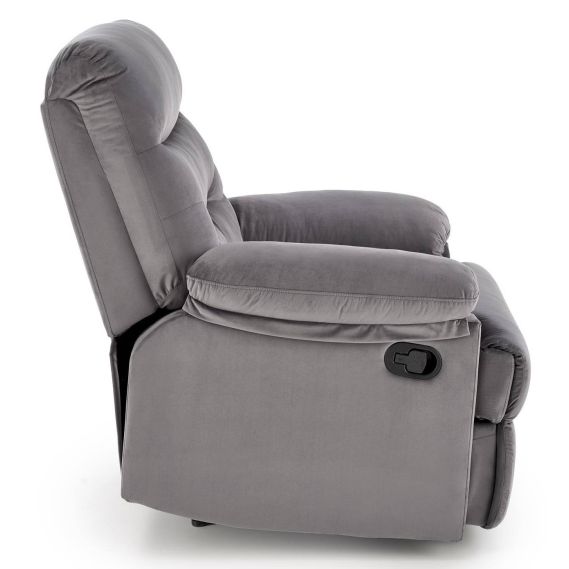 Relaxačné kreslo DRAGER, sivé