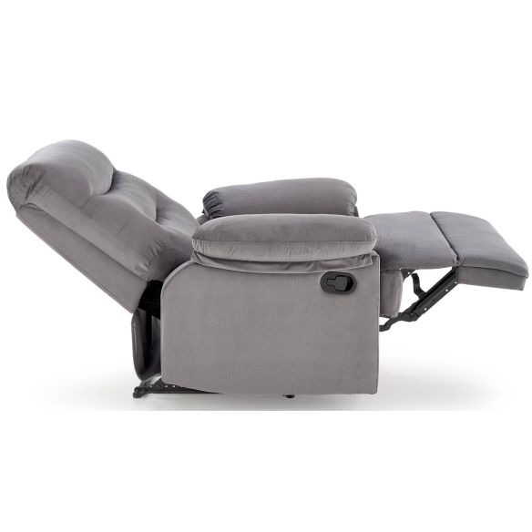 Relaxačné kreslo DRAGER, sivé