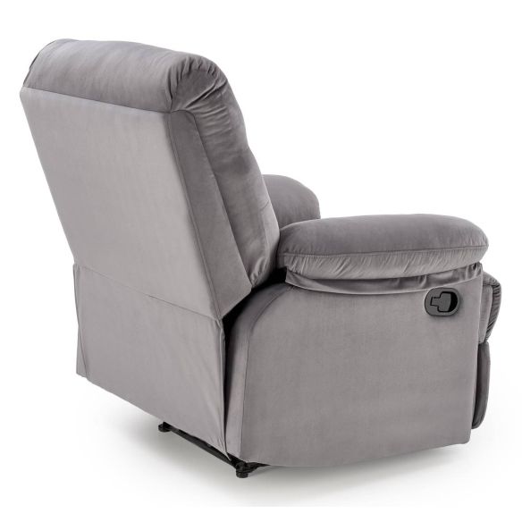 Relaxačné kreslo DRAGER, sivé
