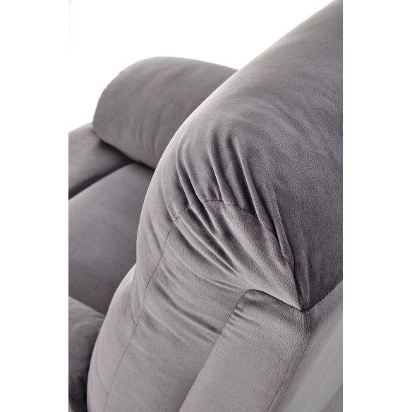 Relaxačné kreslo DRAGER, sivé