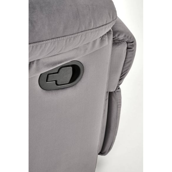 Relaxačné kreslo DRAGER, sivé