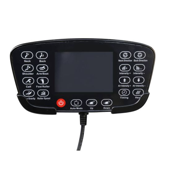 Masážne kreslo SOLARIA, čierne