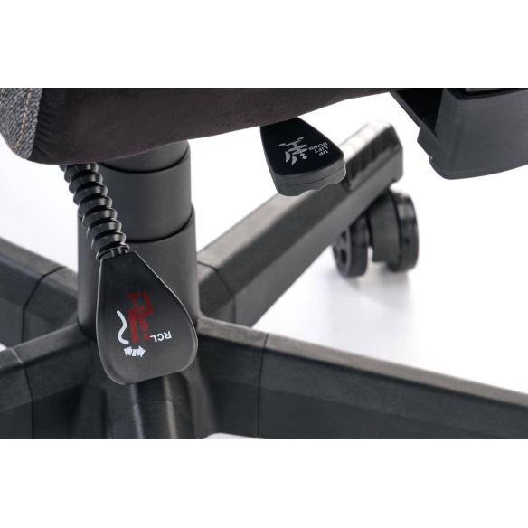 Kancelárska stolička NITRO 2, čierna/sivá