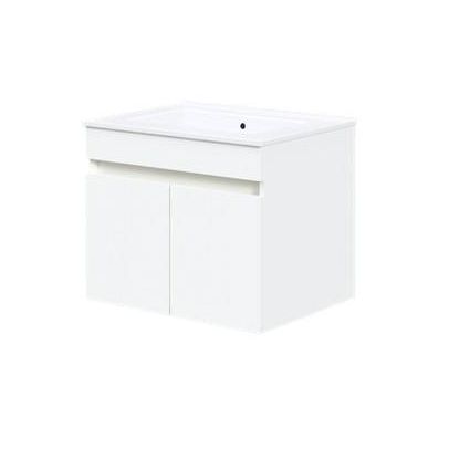 Skrinka do kúpeľne FIGARO 60/2D, dub zlatý/čierna 2