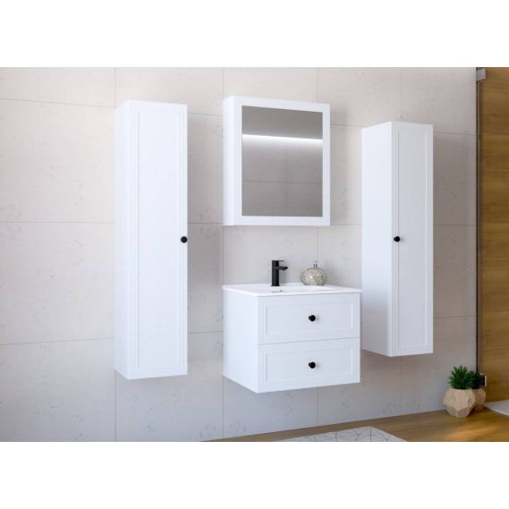 Skrinka do kúpeľne TORETO SL, biela