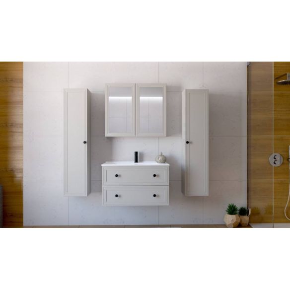 Skrinka do kúpeľne TORETO 60/2S, kašmír