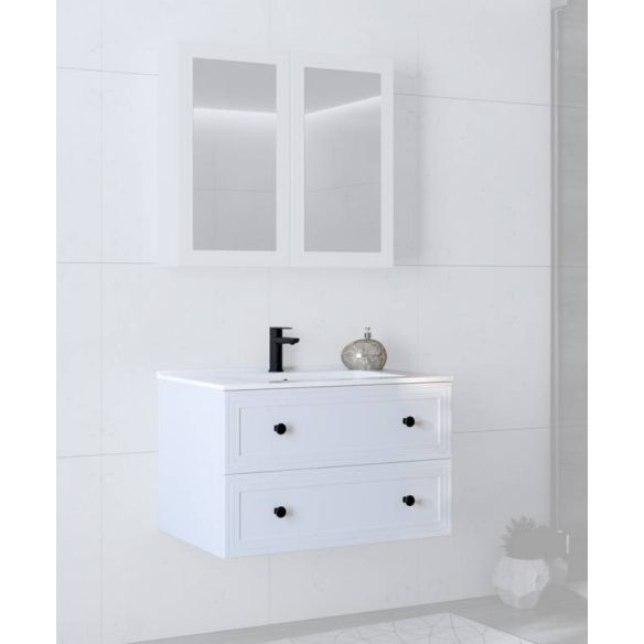 Skrinka do kúpeľne TORETO 80/2S, biela