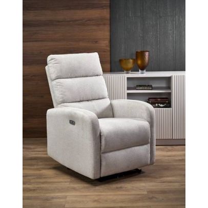 Relaxačné kreslo CARINIO, béžová 2