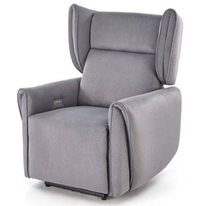 Relaxačné kreslo GELATO, sivá