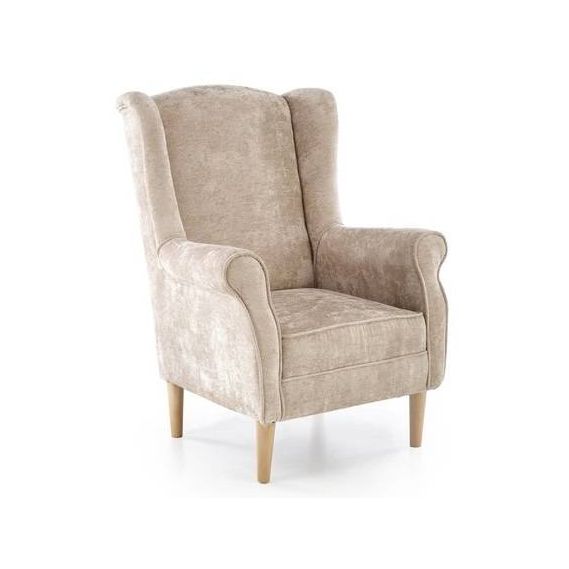 Kreslo ušiak HERMES, béžová