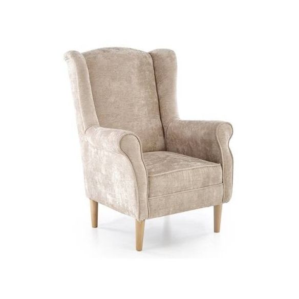 Kreslo ušiak HERMES, béžová