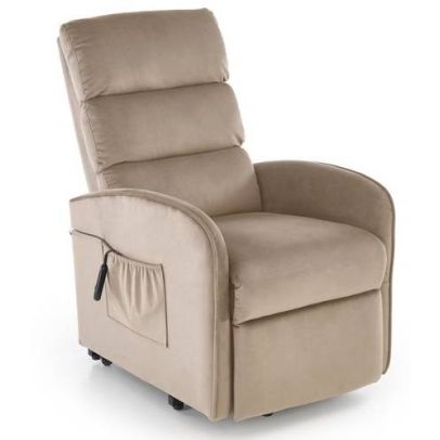Relaxačné kreslo MARONI, béžová bluvel 40