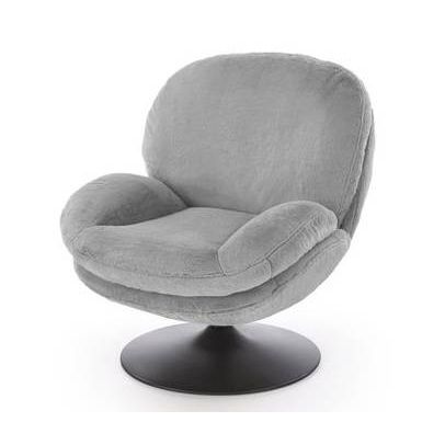 Kreslo do obývačky SHELL, sivá lapit 06