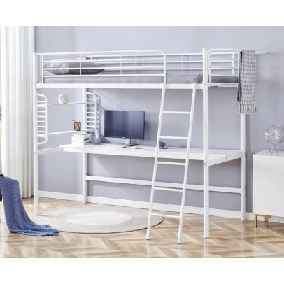 Poschodová posteľ DOLCE, biela