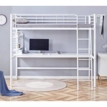 Poschodová posteľ DOLCE, biela 2