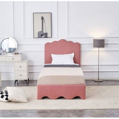 Detská posteľ 90x200 ORSO, ružová 2