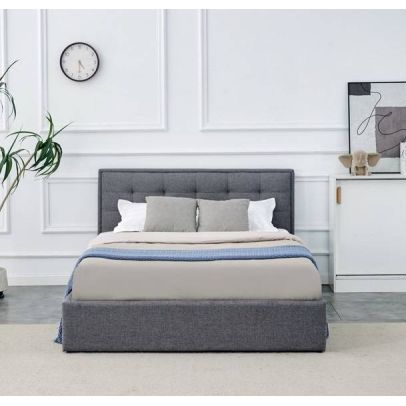 Posteľ 140x200 PADVA , sivá 2