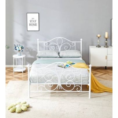 Posteľ 140x200 PANAMA , biela 2