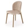 Jedálenská stolička BASSO, svetlý orech/béžová cremona 14
