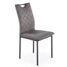 Jedálenská stolička K-577, čierna/sivá velvet 21