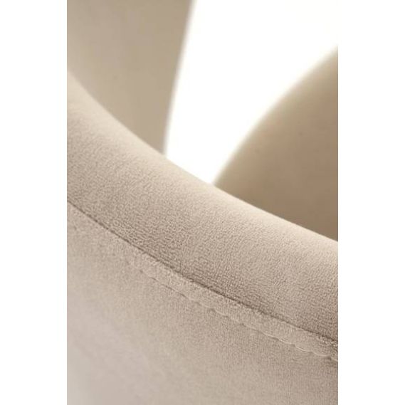 Jedálenská stolička K-587, čierna/béžová velvet mavel 38
