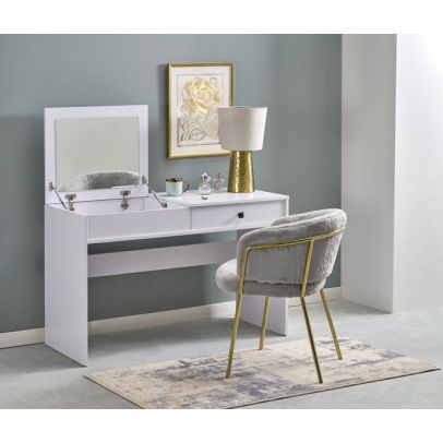 Toaletný stolík MEGAN, biela