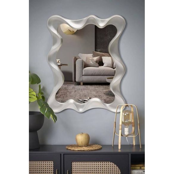 Zrkadlo DECO, strieborná