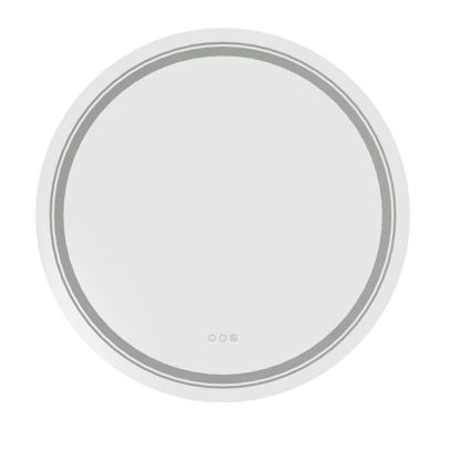 Zrkadlo do kúpeľne DOVER 60, strieborná