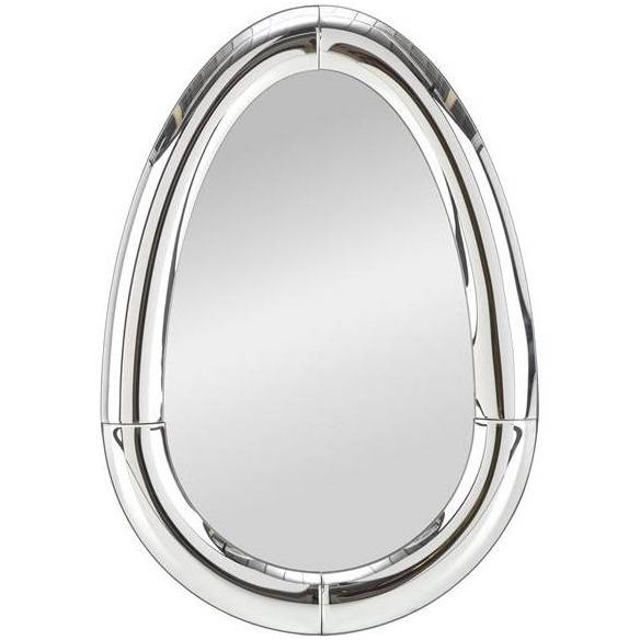 Zrkadlo IVORY, strieborná