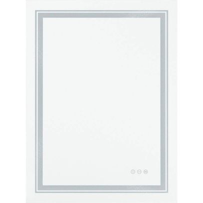 Zrkadlo do kúpeľne VERO, strieborná