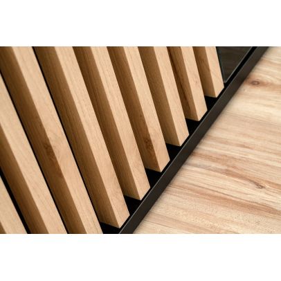 Obývačka CAMERON, čierny mat/hickory jackson 2