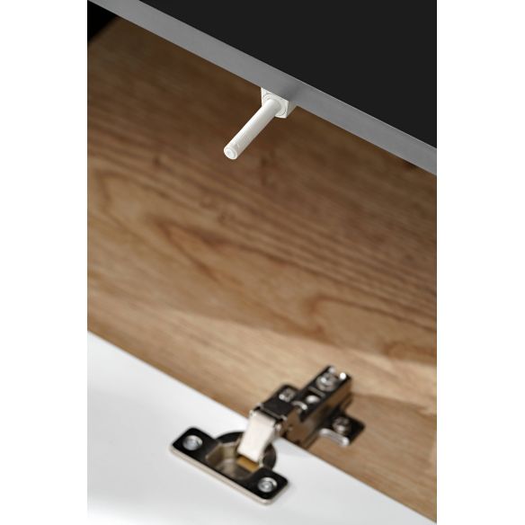 Obývačka SILK III, dub ribbeck/čierny mat