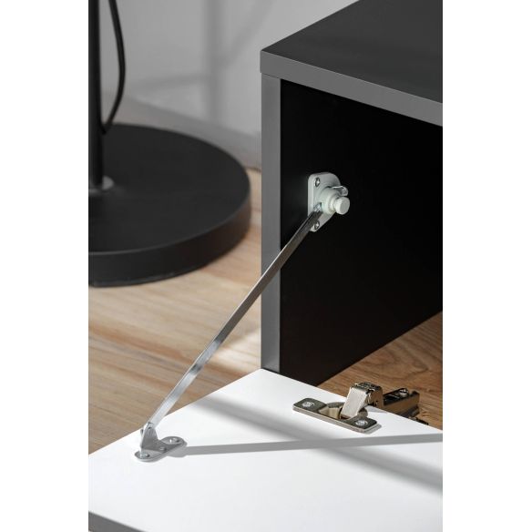 Obývačka SILK III, dub ribbeck/čierny mat