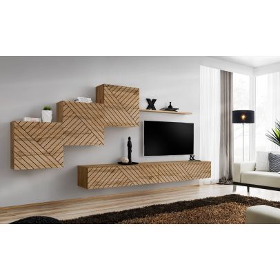 Obývačka SWITCH X LAMEL, dub wotan