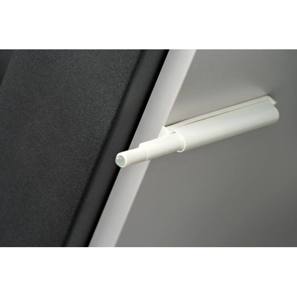 Obývačka XARI G2, dub artisan/perla grey/čierny pás