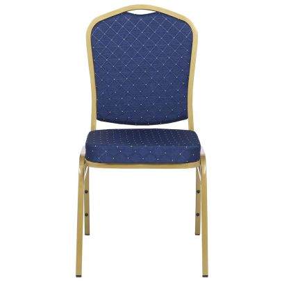 Banketová stolička EXPERT ES, ES-160 zlatá/modrá 2