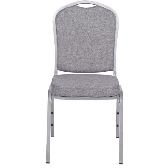 Banketová stolička EXPERT ES, ES-121 strieborná/sivá