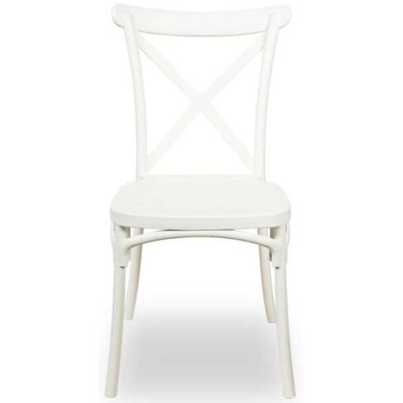 Svadobná stolička FIORINI, 501 biela
