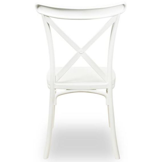 Svadobná stolička FIORINI, 501 biela