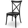 Svadobná stolička FIORINI, 100 čierna