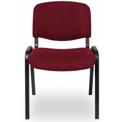Konferenčná stolička ISO STANDARD 24HBL-T, 0132 čierna/budgundská 2