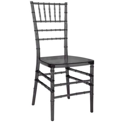 Svadobná stolička TIFFANY CHIAVARI I, 020 priehľadná dymová 2