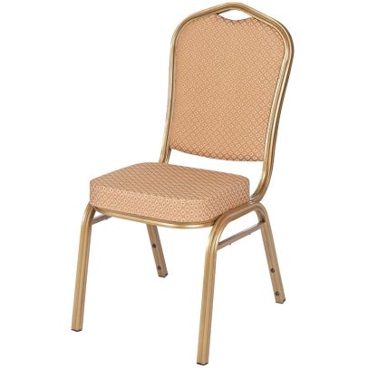 Banketová stolička MUSIC, ROCK - medená/béžová
