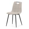 Jedálenská stolička, béžová, látka, DCL-V2017 CRM2