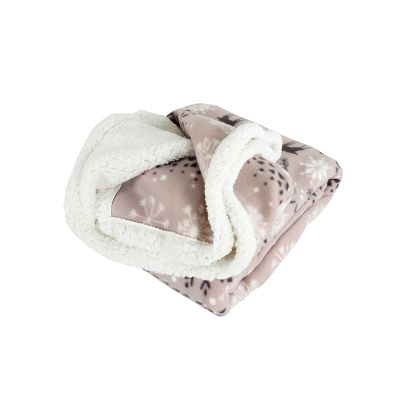 Deka BUFFALO 150x200 sivobiele vločky 2